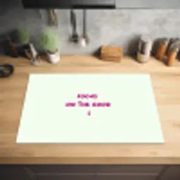 Focus - Beige - Roze - Smiley Inductie beschermer vinyl 3mm klein -sfeer5