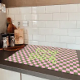 Focus - Vakken - Roze Inductie beschermer vinyl 3mm klein -sfeer3