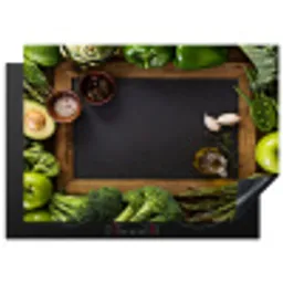 Fruit - Krijtbord - Groente Inductie beschermer vinyl 3mm middel -3d