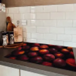 Fruit - Close up - Nectarines Inductie beschermer vinyl 3mm klein -sfeer3