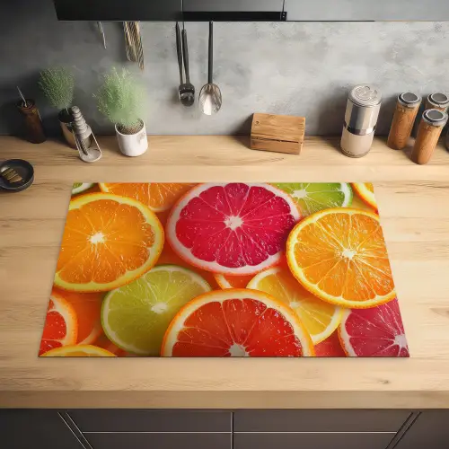 Fruit - Kleurrijk - Close up Inductie beschermer vinyl 3mm klein -sfeer5
