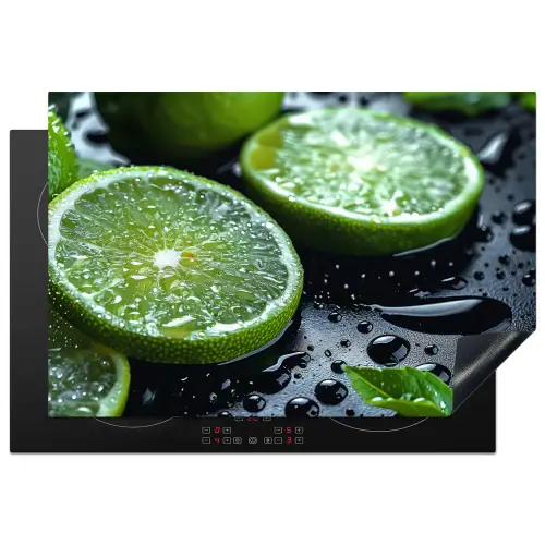 Fruit - Limoen - Groen - Water Inductie beschermer vinyl 3mm klein -3d