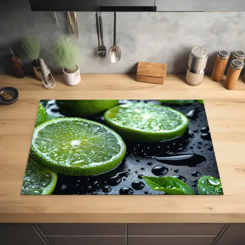 Fruit - Limoen - Groen - Water Inductie beschermer vinyl 3mm klein -sfeer5