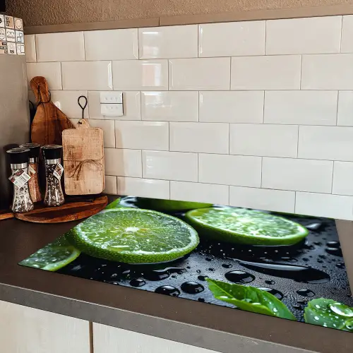 Fruit - Limoen - Groen - Water Inductie beschermer vinyl 3mm klein -sfeer3