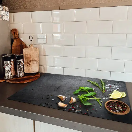 Gastronomisch Stilleven Inductie beschermer vinyl 3mm klein -sfeer3