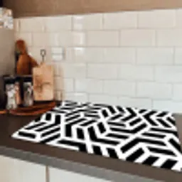 Geometrisch Labyrint Inductie beschermer vinyl 3mm klein -sfeer3