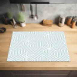 Geometrie - Lijn - Groen - Patroon Inductie beschermer vinyl 3mm klein 276 -sfeer5