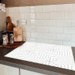 Geometrie - Lijn - Patroon Inductie beschermer vinyl 3mm klein 276 -sfeer3