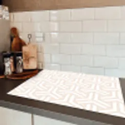 Geometrie - Lijn - Vorm - Patroon Inductie beschermer vinyl 3mm klein 276 -sfeer3