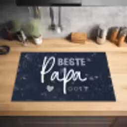 Cadeau voor man - Quote - Vaderdag - Beste papa ooit - Spreuken Inductie beschermer vinyl 3mm klein -sfeer5