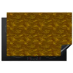 Goud - Vogels - Patroon Inductie beschermer vinyl 3mm klein 276 -3d