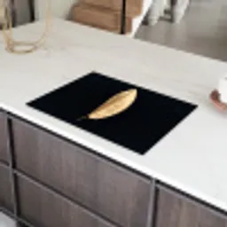 Goudblad-Silhouet Inductie beschermer vinyl 3mm klein -sfeer8
