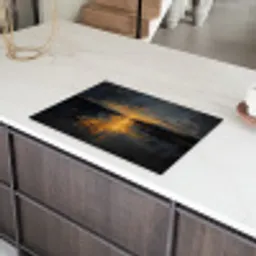 Gouden Reflectie op Water Inductie beschermer vinyl 3mm klein -sfeer8