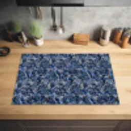 Graniet - Blauw - Koel Inductie beschermer vinyl 3mm klein 276 -sfeer5
