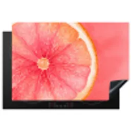 Grapefruit - Roze - Levendig Inductie beschermer vinyl 3mm klein -3d