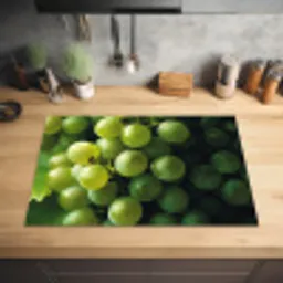Druiven - Tros - Groen Inductie beschermer vinyl 3mm klein -sfeer5