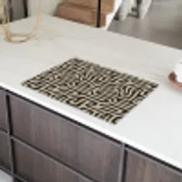 Grafisch - Lijnen - Zwart Inductie beschermer vinyl 3mm klein 276 -sfeer8