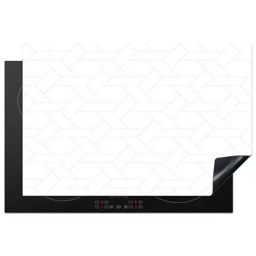 Grafisch - Patroon - Modern - Fijnstijl Inductie beschermer vinyl 3mm klein 276 -3d