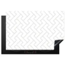 Grafisch - Patroon - Modern - Geweven Inductie beschermer vinyl 3mm klein 276 -3d