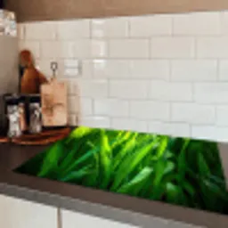 Grassprieten - Lichtinval - Groen Inductie beschermer vinyl 3mm klein -sfeer3