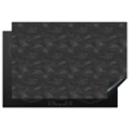 Grijs - Vogels - Patroon Inductie beschermer vinyl 3mm klein 276 -3d
