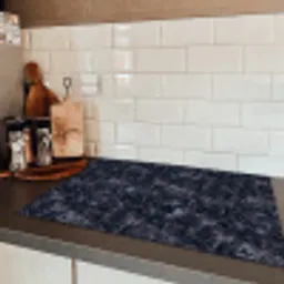 Grijs - Zwart - Patroon Inductie beschermer vinyl 3mm klein 276 -sfeer3