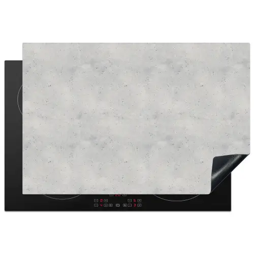Grijs - Beton - Neutraal Inductie beschermer vinyl 3mm klein 276 -3d