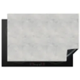 Grijs - Beton - Neutraal Inductie beschermer vinyl 3mm klein 276 -3d