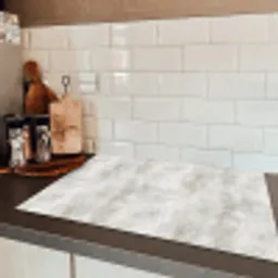 Grijs - Beton - Verweerd Inductie beschermer vinyl 3mm klein 276 -sfeer3