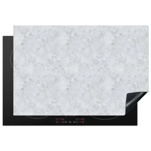 Grijs - Terrazzo-effect - Beton Inductie beschermer vinyl 3mm klein 276 -3d