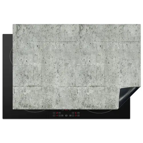 Grijs - Muur - Poriën Inductie beschermer vinyl 3mm klein 276 -3d