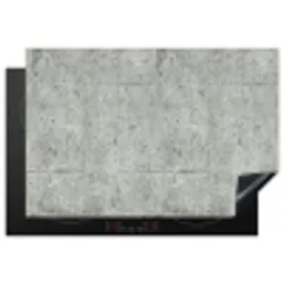 Grijs - Muur - Poriën Inductie beschermer vinyl 3mm klein 276 -3d