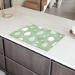 Groen - Eieren - Patroon Inductie beschermer vinyl 3mm klein -sfeer8