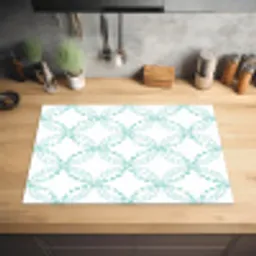 Groen - Patroon - Vormen Inductie beschermer vinyl 3mm klein 276 -sfeer5