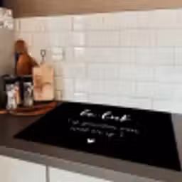 Geluk definitie - Quotes - Geluk is genieten van wat er is - Woordenboek - Tekst Inductie beschermer vinyl 3mm middel -sfeer3