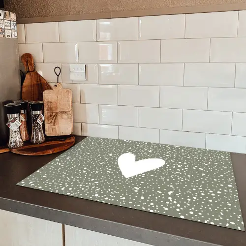 Hart - Design - Liefde Inductie beschermer vinyl 3mm middel -sfeer3