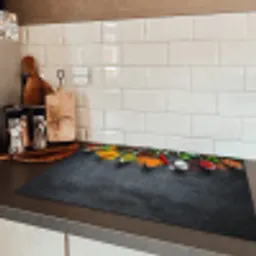 Kruiden - Beton - Lepels Inductie beschermer vinyl 3mm klein -sfeer3