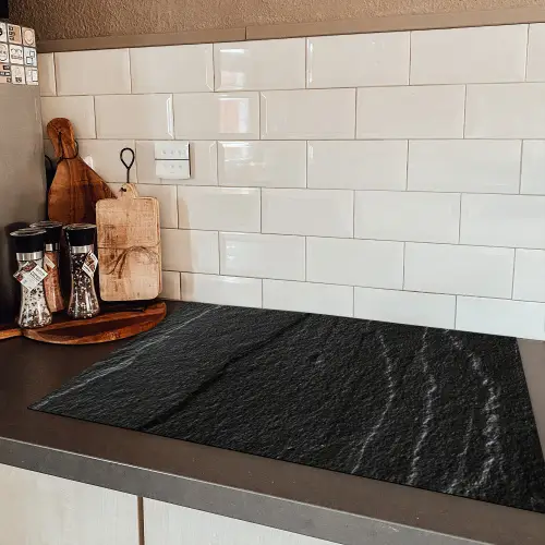 Verborgen Rivieren Inductie beschermer vinyl 3mm klein -sfeer3