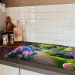 Hortensia- Park - Pad Inductie beschermer vinyl 3mm klein -sfeer3