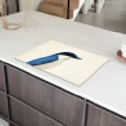 Illustratie - Blauw - Vogel Inductie beschermer vinyl 3mm klein -sfeer8