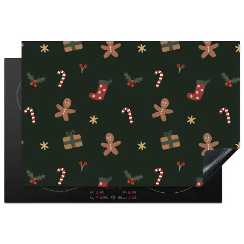 Illustratie - Figuren - Groen Inductie beschermer vinyl 3mm klein 276 -3d