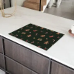 Illustratie - Figuren - Groen Inductie beschermer vinyl 3mm klein 276 -sfeer8