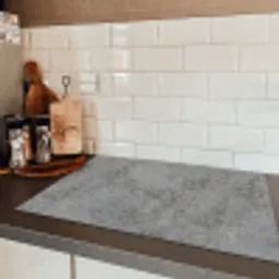 Industrieel - Beton - Patronen Inductie beschermer vinyl 3mm klein 276 -sfeer3
