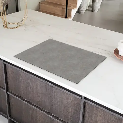 Industrieel - Patroon - Beton Inductie beschermer vinyl 3mm klein 276 -sfeer8