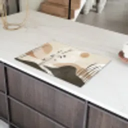 Japandi - Landschap - Beige Inductie beschermer vinyl 3mm klein -sfeer8