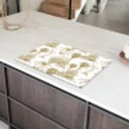 Oerwoud - Abstract - Beige Inductie beschermer vinyl 3mm klein 276 -sfeer8