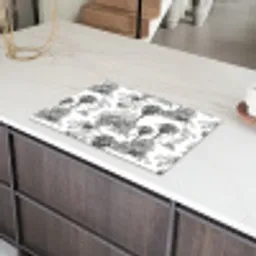 Jungle - Dieren - Grijs Inductie beschermer vinyl 3mm klein 276 -sfeer8
