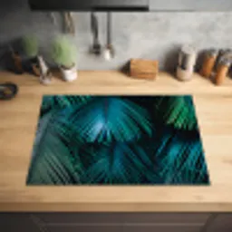 Inductie mat - Jungle - Inductie beschermer - Palmblad - Natuur Inductie beschermer vinyl 3mm middel -sfeer5