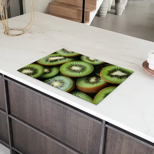Kiwi - Fruit - Groen Inductie beschermer vinyl 3mm klein -sfeer8