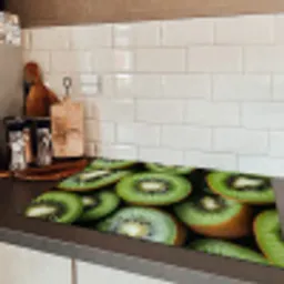Kiwi - Fruit - Groen Inductie beschermer vinyl 3mm klein -sfeer3